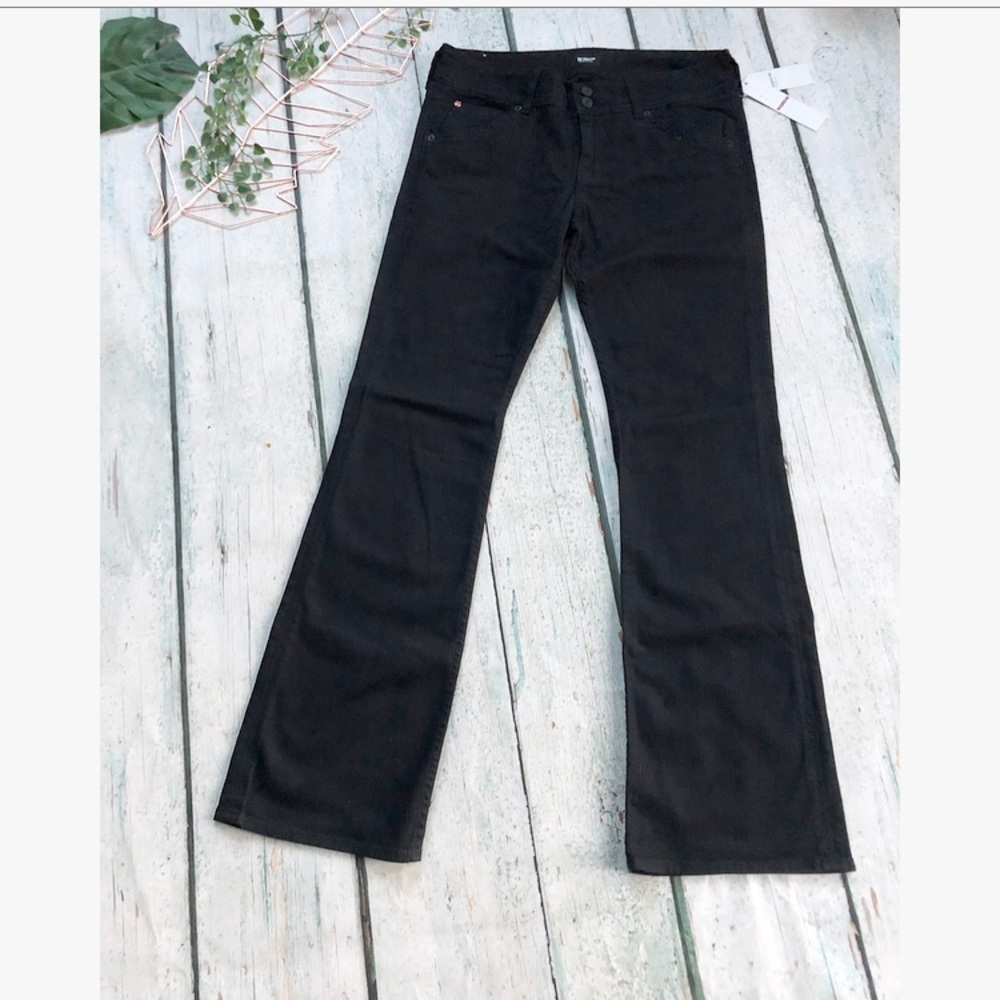 Nwt Hudson Jeans Black 32 Signature Bootcut Flare